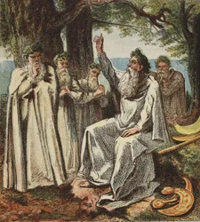 Druiden oder britische Priester, veröffentlicht 1890